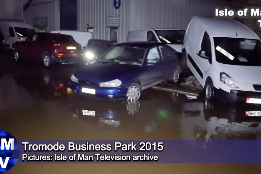 Tromode Flood 2015 (Pic IOM TV)